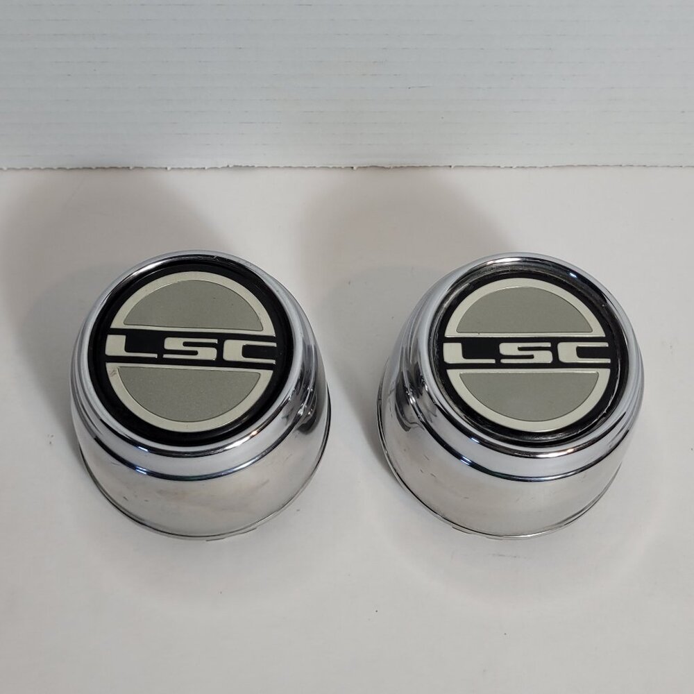 Lincoln Mark VII LSC 1988-1992 OEM Wheel Center Caps Chrome (Set of 2)